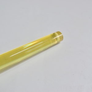 Tige plexiglas jaune clair