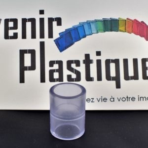 Manchon en PVC transparent.