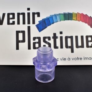 Tétine pvc transparent.